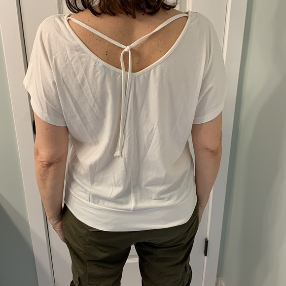 White Top with Cream Embroidery - Picture 3 of 7